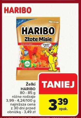 Żelki HARIBO Złote Misie promocja w Carrefour Market