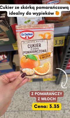Cukier ze skórką pomarańczową Ze Świata Natury promocja w Kaufland