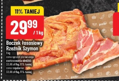 Boczek łososiowy Rzeźnik Szymon promocja w POLOmarket