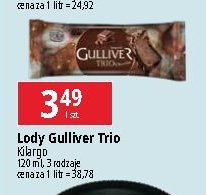 Lód trio chocolate Augusto gulliver promocja