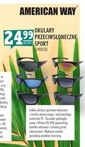 Okulary przeciwsłoneczne sport American way promocja