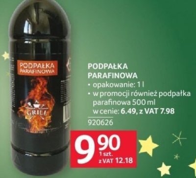 Podpałka parafinowa promocja w Selgros