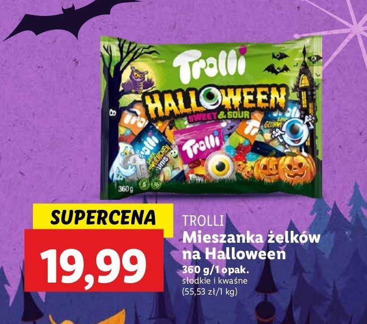 Cukierki halloween Trolli promocja