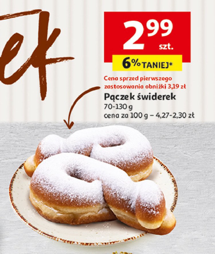 Pączek świderek promocja w Auchan