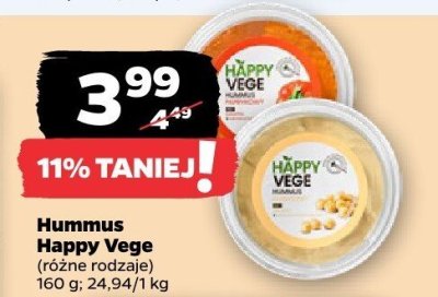 Hummus, różne rodzaje promocja w Netto