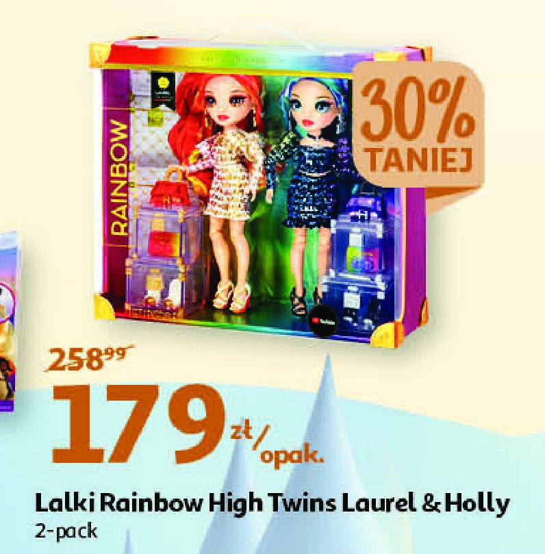 Lalki rainbow high bliźniaczki - laurel & holly promocja