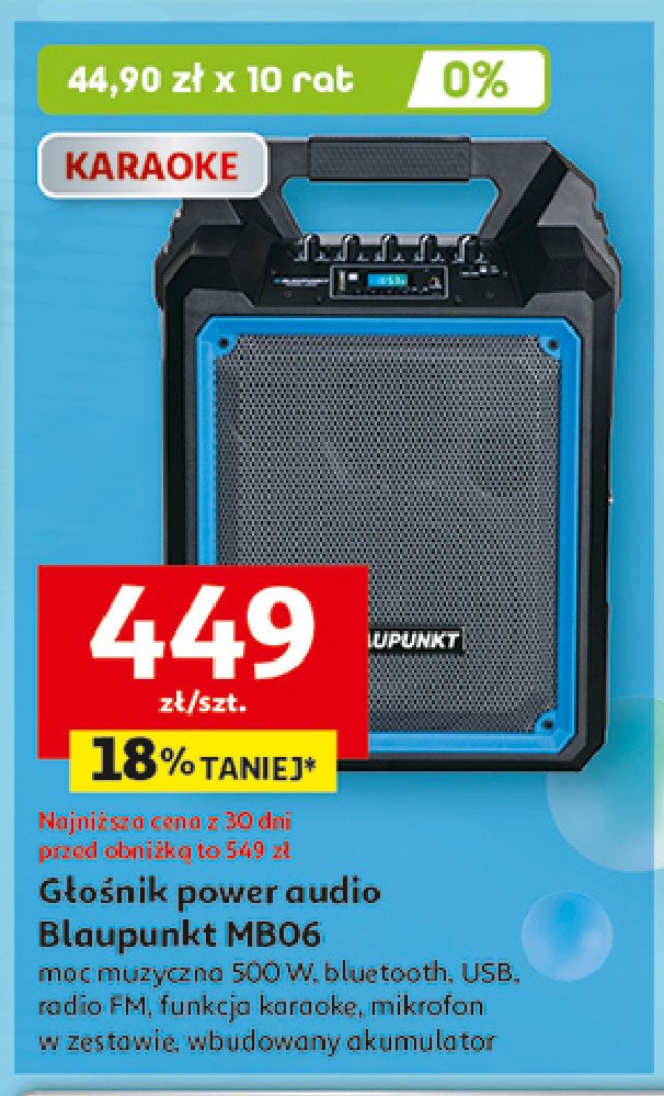 Głośnik mb06 Blaupunkt promocja w Auchan
