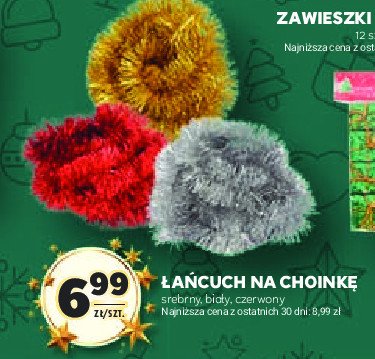 Łańuch na choinkę promocja w Stokrotka