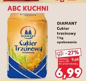 Cukier trzcinowy nierafinowany Diamant Diamant polska promocja