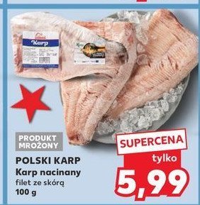 Karp - filet nacinany ze skórą promocja w Kaufland