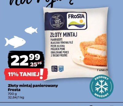 Złoty mintaj panierowany promocja w Netto