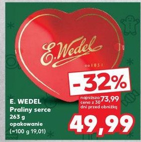 Bombonierka E. wedel od serca promocja w Kaufland