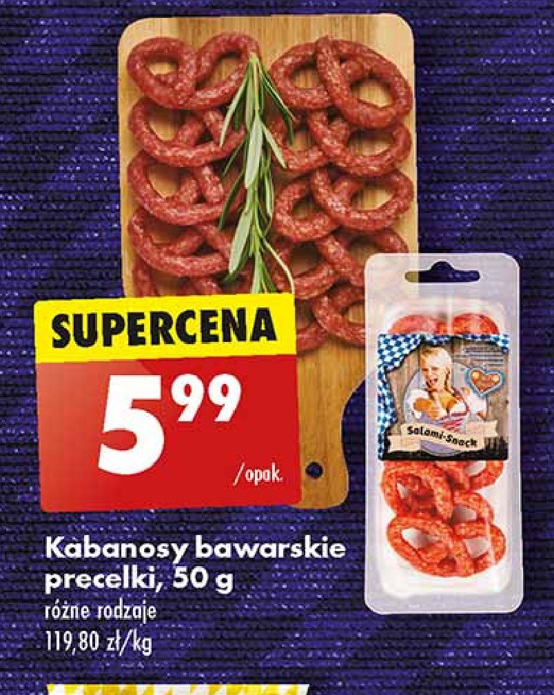 Kabanosy bawarskie precelki promocja