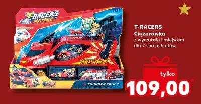 Ciężarówka T-RACERS z wyrzutnią i miejscem dla 7 samochodów promocja w Kaufland