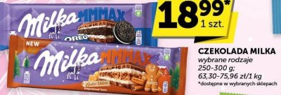 Czekolada Milka Mmmax wybrane rodzaje promocja w ABC