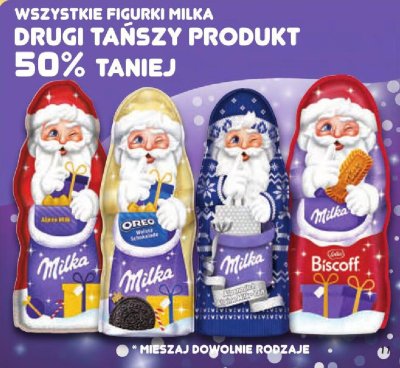 Czekolada Milka figurka Alpejskie Mleko promocja w Dino