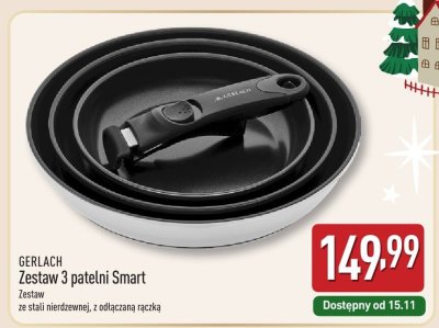 Zestaw 3 patelni Smart  promocja w Aldi