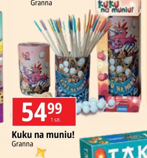 Gra kuku na muniu Granna promocja