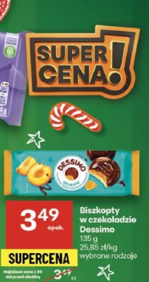 Biszkopty w czekoladzie Dessimo promocja w Delikatesy Centrum