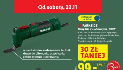 Narzędzie wielofunkcyjne 250 W promocja w Lidl