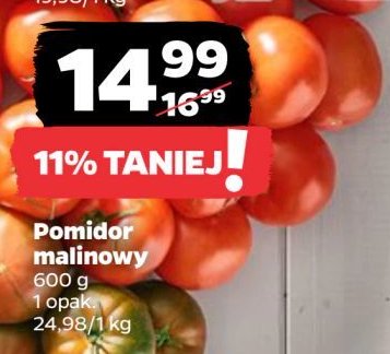 Pomidory malinowe promocja