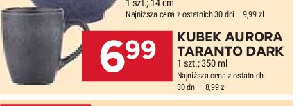 Kubek taranto dark 350 ml Aurora promocja