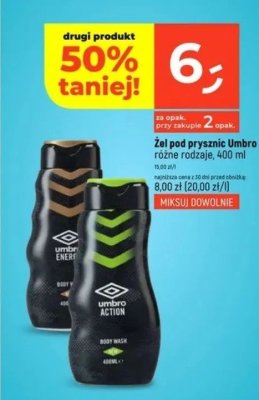 Żel pod prysznic Umbro różne rodzaje promocja w Dealz