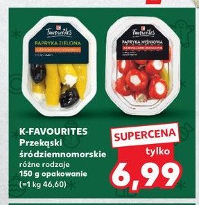 Przekąska red peppers K-classic favourites promocja w Kaufland