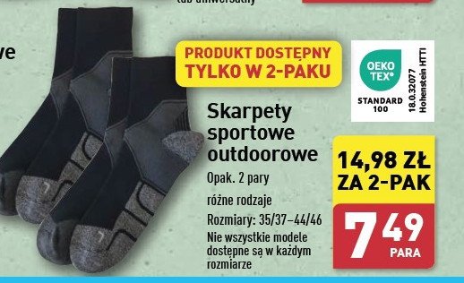 Skarpety sportowe damskie promocja