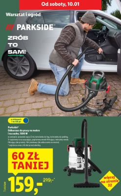 Odkurzacz do pracy na mokro i na sucho, 1300 W promocja w Lidl