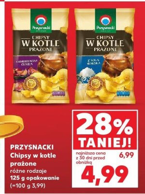 Chipsy w kotle prażone różne rodzaje promocja w Kaufland