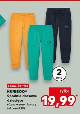 Spodnie dresowe dzieci臋ce 86-116 Kuniboo promocja