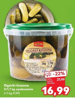 Ogórki kiszone promocja w Kaufland