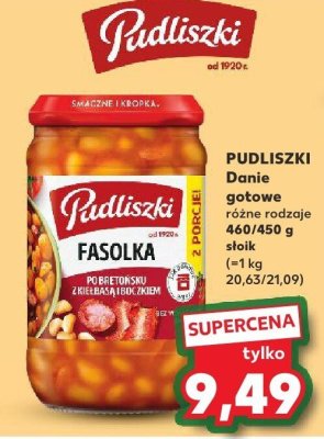 Danie gotowe różne rodzaje Pudliszki promocja w Kaufland