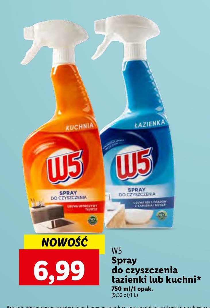 Spray higieniczna czysto艣膰 do kuchni W5 promocja