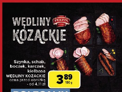 Boczek kozacki Pekpol promocja