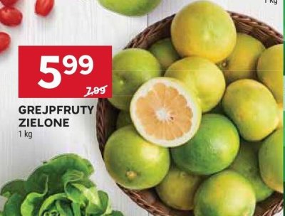 Grejpfruty zielone promocja w Stokrotka