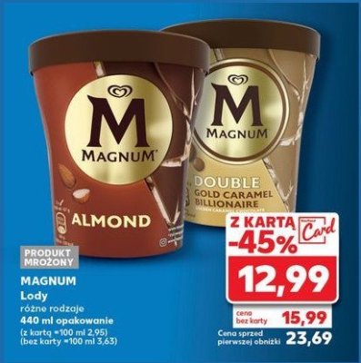 Lody almond Algida magnum promocja