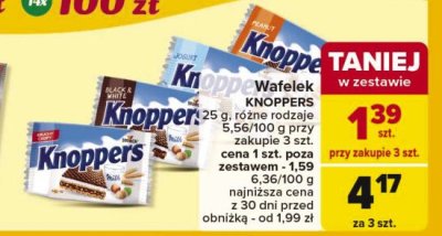 Wafelek jogurtowy Knoppers promocja