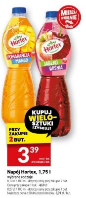 Napój Hortex, 1,75 l promocja w Twój Market