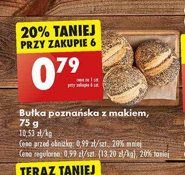 Bułka poznańska z makiem promocja