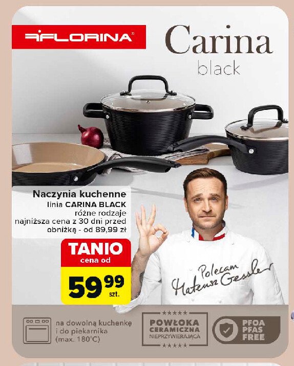 Garnek carina black Florina (florentyna) promocja