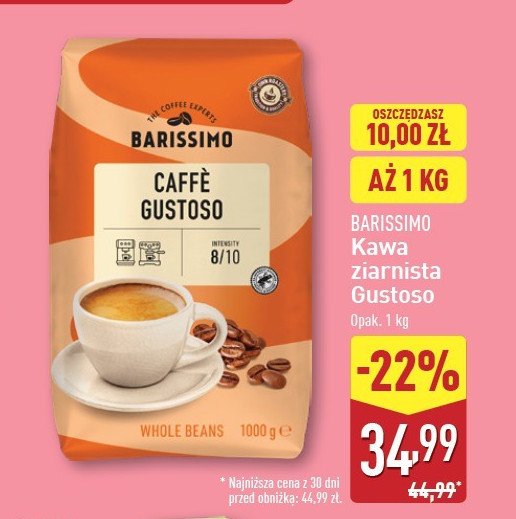 Kawa Barissimo caffe gustoso promocja