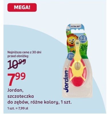 Szczoteczka do zębów, różne kolory, 1 szt. promocja w Rossmann