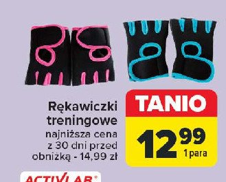 Rękawiczki treningowe promocja w Carrefour Market