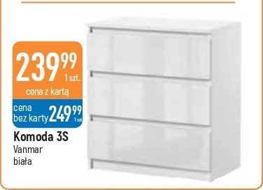 Komoda 3s bia艂a Vanmar promocja