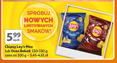 Chipsy grillowana papryka Lay's oven baked (prosto z pieca) Frito lay lay's promocja