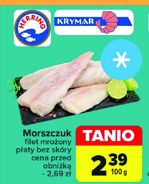 Morszczuk filet promocja w Carrefour Market
