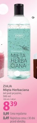 Żel pod prysznic ZIAJA Mięta Herbaciana promocja w Hebe