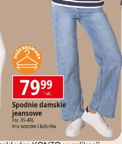 Spodnie damskie jeans roz. xs-4xl promocja